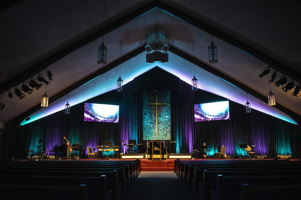 Church stage deals lighting design